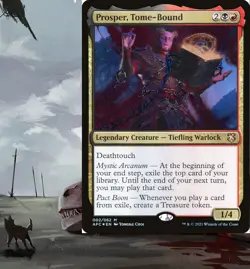 Prosper, Tome-Bound Commander Deck EDH MTG Ready-to-Play Magic Rakdos Treasure - Image 1