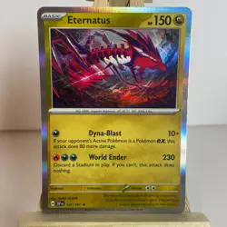 Eternatus 141/191 Surging Sparks Holo Rare Pokemon Light Play+ - Image 1