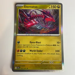 Eternatus 141/191 Surging Sparks Holo Rare Pokemon Light Play+ - Image 3