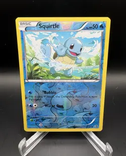 Pokemon Squirtle 14/101 Plasma Blast Reverse Holo Common Basic 50 HP 2013 - Image 1