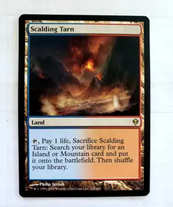 MTG Scalding Tarn Zendikar Regular Rare Card 223/249 NM 🔥 - Image 1
