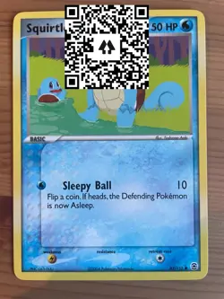 Squirtle - 82/112 - Common - EX FireRed & LeafGreen - NM - Pokemon - Non Holo - Image 1