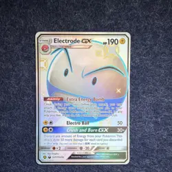 Pokemon Electrode GX Hidden Fates SV57/SV94 Shiny Holo Rare Full Art NM - Image 1