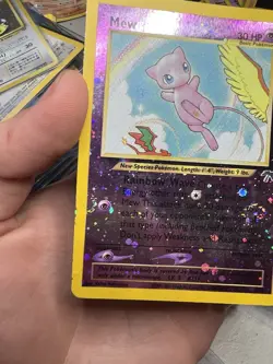 DOUBLE SWIRL 2001 Pokemon Southern Islands Mew Promo 1/18 Reverse Holo Foil WOTC - Image 5