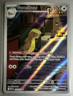 Pokemon Mega Evolution Gumshoos 153/132 Illustration Rare - Image 1