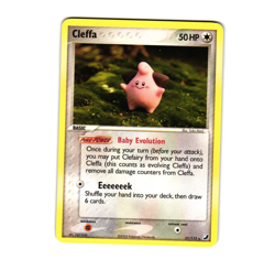 Pokemon Cleffa 21/115 Unseen Forces LP (Yuka Morri) - Image 1