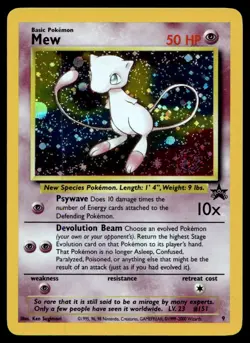 NM-M WoTC Promo Mew (9) Promo 09/53 Pokemon TCG - Image 1