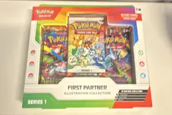 Pokemon First Partner Illustration Collection Series 1 Promo Booster Box 2021 - Image 1