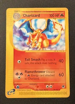 Pokemon Charizard Expedition Non Holo Rare 39/165 NM - Image 1