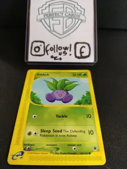 POKEMON EXPEDITION COMMON ODDISH 122/165 LP ENG - Image 1