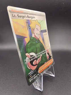 Pokemon TCG Lt. Surge's Bargain 170/132 - Image 3