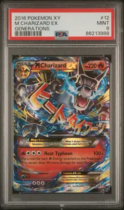 M CHARIZARD EX #12 - 2016 POKEMON XY GENERATIONS - PSA 9 - Image 3