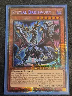 Yugioh - Bystial Druiswurm - MP25-EN044 Starlight Rare - 2025 Mega Pack - NM/M - Image 1