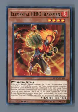 Elemental HERO Blazeman LEHD-ENA16 Legendary Hero Decks Yu-Gi-Oh LP - Image 1