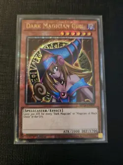DARK MAGICIAN GIRL QUARTER CENTURY SECRET RARE MP24 YUGIOH! TCG ORIGINAL ART NM - Image 1