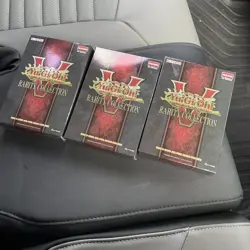 Konami Yu-Gi-Oh! Rarity Collection 1st Edition Booster All-Foil Box Lot of 3 - Image 1