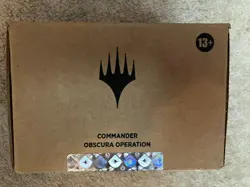 MTG Commander Deck - Obscura Operation - **Minimal Packaging** - Image 1