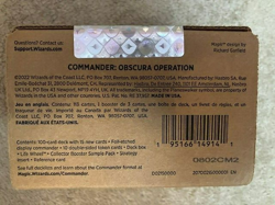 MTG Commander Deck - Obscura Operation - **Minimal Packaging** - Image 2