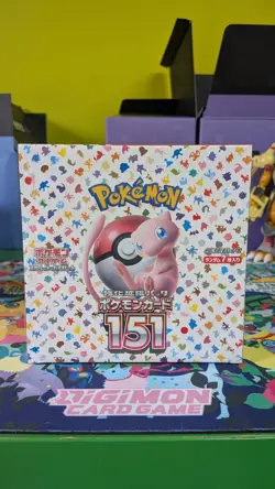 Pokemon 151 Japanese Booster Box Sealed And New - Image 1