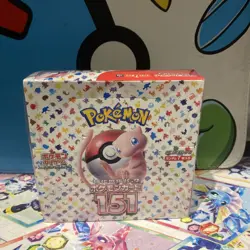 Pokemon 151 Japanese Booster Box Sealed And New - Image 1