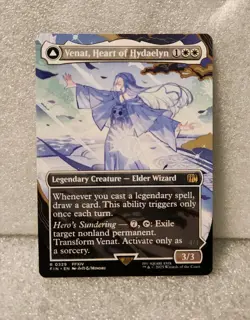 Venat, Heart of Hydaelyn - (Borderless) - FINAL FANTASY - NM MTG - Image 1