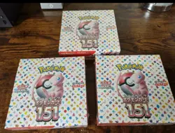 Pokemon TCG 151 SV2a Booster Box Japanese x3 - Sealed - Image 1