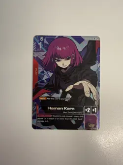 Gundam TCG CARD GAME - HAMAN KARN - GD02-091 R+ FOIL ENGLISH DUAL IMPACT - Image 1