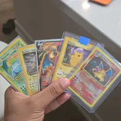 Pokemon Card Lot Charizard Pikachu Venusaur Rocket's Zapdos Plasma Edition - Image 1