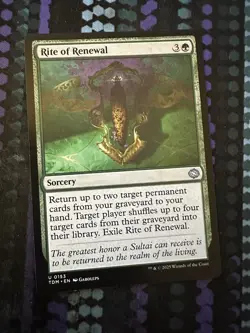 MAGIC THE GATHERING MTG TARKIR DRAGONSTORM RITE OF RENEWAL (#1) - Image 1