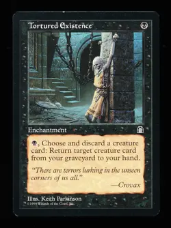 * * 1x Tortured Existence x1 * * Stronghold MTG Close to NM Near Mint - Image 1