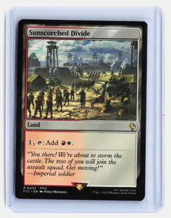 Sunscorched Divide Magic The Gathering Final Fantasy #433 Rare Dual Land - Image 1