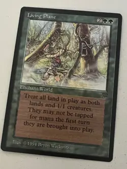 Magic the Gathering MTG Legends Living Plane NM (Beta Bob) - Image 1