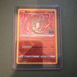 Radiant Charizard 11/78 Pokemon Go Pokemon TCG 2022 NM #3 - Image 1