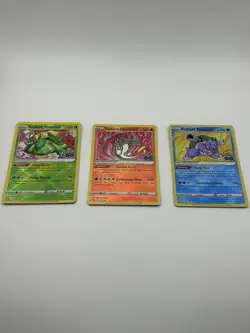 Pokemon TCG: Pokemon Go Radiant Charizard 11/78 Blastoise 18/78 Venusaur 4/78 LP - Image 1