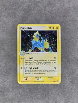 Pokemon TCG Manectric 007/106 Holo Rare EX Emerald - NM - Image 1