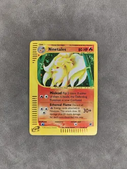 Pokemon TCG Ninetales 21/165 Holo Rare Vintage Expedition Base Set - NM - Image 1
