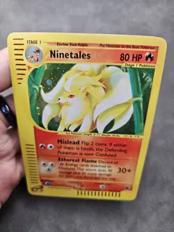 Pokemon TCG Ninetales 21/165 Holo Rare Vintage Expedition Base Set - NM - Image 3