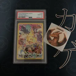 Pikachu Secret Rare Card #160/159 Crown Zenith PSA 10 Pokemon - Image 1