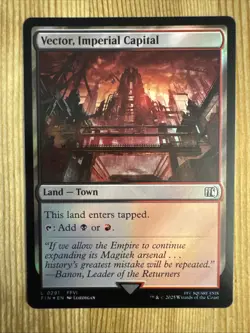 Vector, Imperial Capital Final Fantasy Foil MTG NM - Image 1