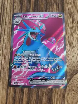 SALAMENCE EX 2025 POKEMON JOURNEY TOGETHER ULTRA RARE 177/159 - Image 1