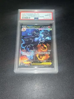 PSA 10 Mega Charizard X EX #125 - Pokemon Phantasmal Flames SIR - Image 1