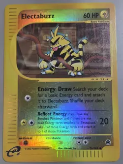 Pokemon Base Set Expedition #76/165 Reverse Holo ELECTABUZZ***never played*** - Image 1
