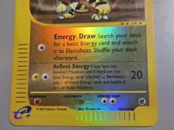 Pokemon Base Set Expedition #76/165 Reverse Holo ELECTABUZZ***never played*** - Image 3