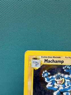 Pokemon TCG Machamp Holo 1st Edition Base Set #8/102 HP - Image 2