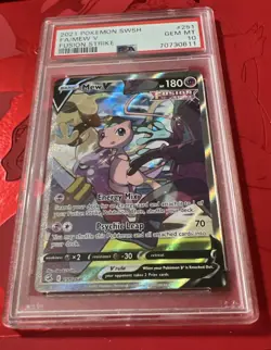Mew V Full Art 2021 Pokemon Sword & Shield Fusion Strike #251 PSA10 - Image 3