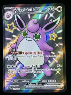 Wigglytuff ex SV: Paldean Fates - Pokemon NM 222/091 - Image 1