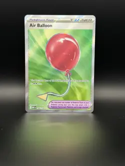 Pokemon Air Balloon 166/132 Ultra Rare – Mega Evolution (Print Error/Lines) - Image 1