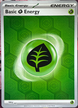 Grass Energy Reverse Holo - 001 - Shrouded Fable Pokemon 2024 - Image 1
