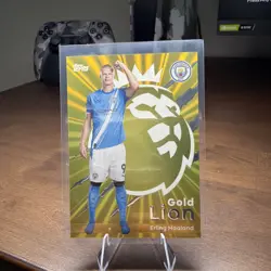 Topps Gold Lion Haaland GL12 & Saka GL1 Card Lot Premier League 2025/26 - Image 2