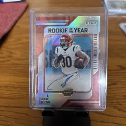 2023 Panini - Contenders Optic Chase Brown Rookie Of The Year On Card Auto /99 - Image 1